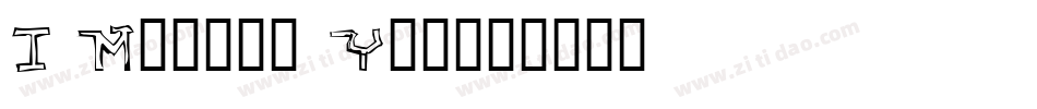 I Missed You字体转换